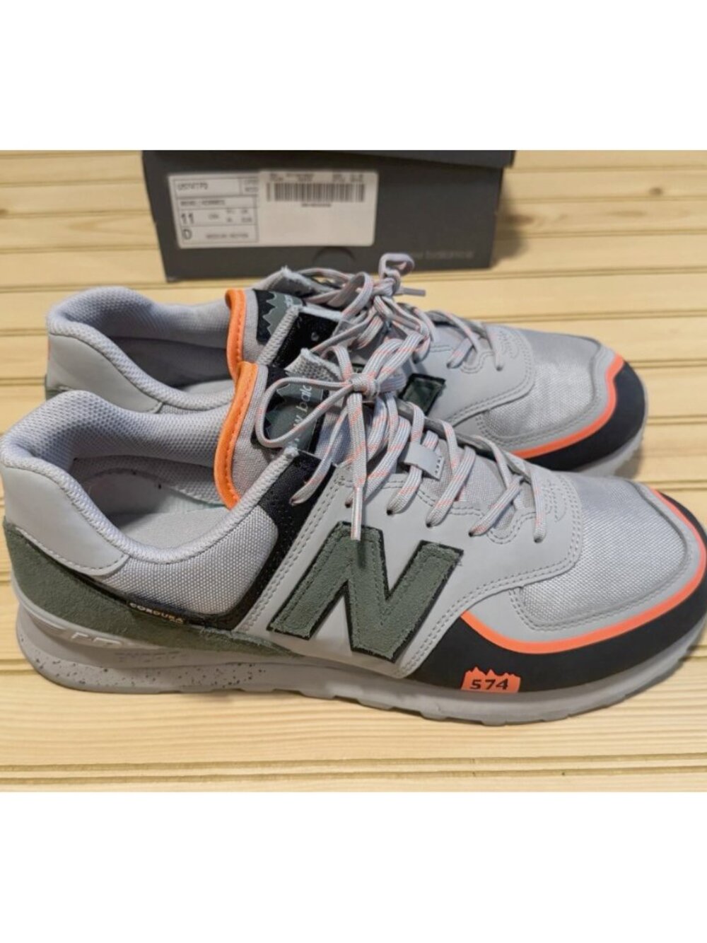 New Balance 574 Sneakers! 11 Rain Cloud Dynomite Version CORDURA FABRIC U574TP2